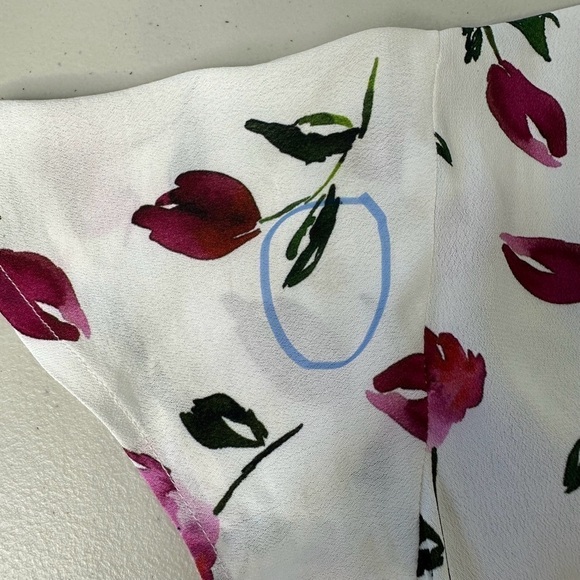 Beach Riot Heidi Skirt and Top Set Floral Tulip white XS - Picture 15 of 15